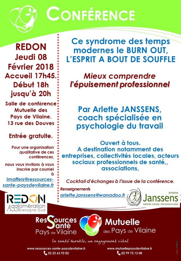 Conférence sur le Burn Out